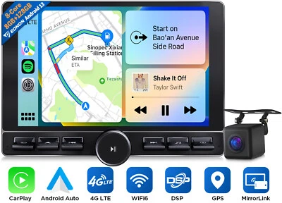 UX6K-PRO-MAX 2DIN Android 13 8+128 8Core Autoradio 10,1" Navi CarPlay DSP 4G LTE - Bild 1 von 4