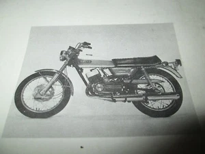 GENUINE Yamaha 1971 R5F / R5B  ( 350 TWIN )  service manual  - Bild 1 von 12