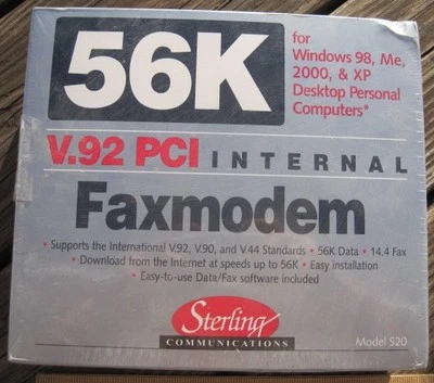 Fax Modem sterling 56KB - Image 1 of 4