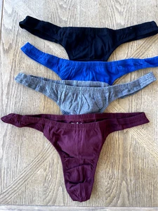NOS Lot Of 4 VINTAGE Joe Boxer Men’s Thong Cotton Underwear -- Size XL -- RARE!! - Picture 1 of 5