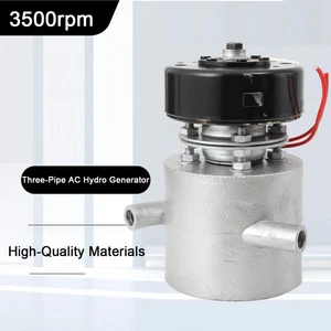 Generador Hidroeléctrico Turbina 1000W Tres Tubos AC Generador Hidroeléctrico 220V - Imagen 1 de 12
