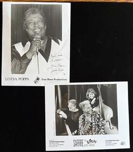 1996 Lotsa Poppa and Saffire photos, 8x10", Black & White - Picture 1 of 5