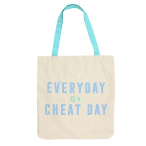 "CADA DÍA ES UN DÍA TRAMPA" - Bolsa de compras de lona reutilizable - Nueva - ¡Gran regalo! - Imagen 1 de 2