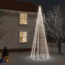 vidaXL Christmas Cone Tree Cold White 732 LEDs 160x500 cm AUS