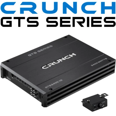 CRUNCH GTS2400.1D - 1 Kanal Mono Monoblock Endstufe Verstärker Amp - Bild 1 von 4
