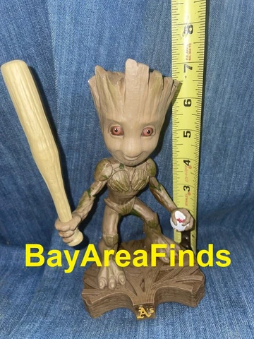 Oakland A's 2023 Marvel Groot Bobblehead 5/13 SGA Athletics Bobble Cover