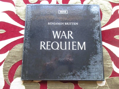 BENJAMIN BRITTEN WAR REQUIEM ORIGINAL 1963 STEREO DECCA WIDE BAND 2LP BOXSET - Image 1 of 4