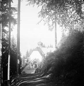 AUTRICHE c. 1958 - Chapelle Heiligwasser - Négatif 6 x 6 - Aut 49 - Foto 1 di 1
