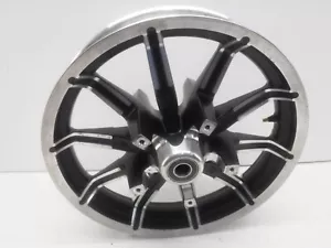 09-22 HARLEY-DAVIDSON TOURING ULTRA IMPELLER OEM FRONT RIM 17X3 10SPOKE - Picture 1 of 10