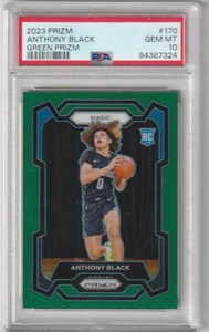 Anthony Black Rookie Card 2023-24 Panini Prizm Green PSA 10 #170 - Bild 1 von 2