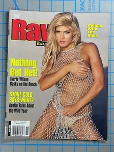 WWF RAW Magazine Nothing But Net Torrie Wilson July 2002 WWE Vintage Wrestling - Picture 1 of 12