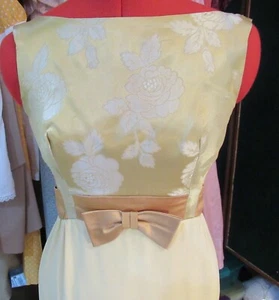 Yellow and Gold prom/bridesmaid dress, 60s style, size 4? - Picture 1 of 8