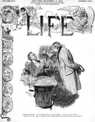 LIFE Senate Centerfold W H WALKER Hawaii Ad PILGRIMS BY CHRISTY 19 November 1903 - Image 1 of 4