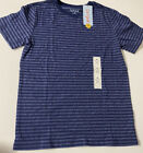 Cat & Jack Boys Navy Striped T Shirt Short Sleeve M 8/10