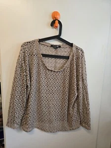 Forever21Women's Size F/P Net full sleeve top - Picture 1 of 6