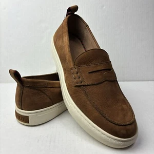 Polo Ralph Lauren Jarrod’s Penny Loafers Mens 9 Suede Shoes Brown NWOT - Picture 1 of 11