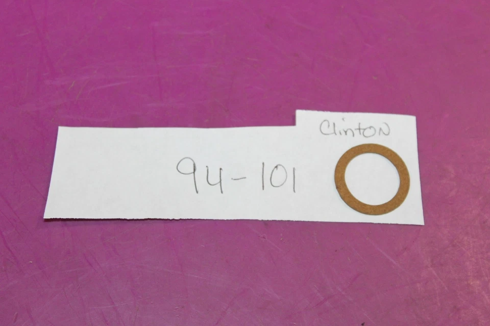 NOS Clinton Gasket. Part 94-101. Old # 3057. Acquired from a closed dealership. - Image 1 of 1