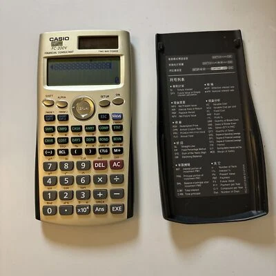 Casio FC-200V Financial Consultant Calculator Solar and Battery - Image 1 of 4