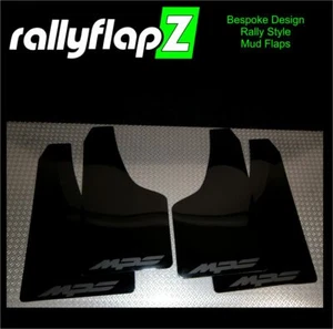 rallyflapZ | Mud Flaps Mudflaps & Fixings to fit Mazda 3 MPS Black 4mm PVC *S GB - Picture 1 of 1