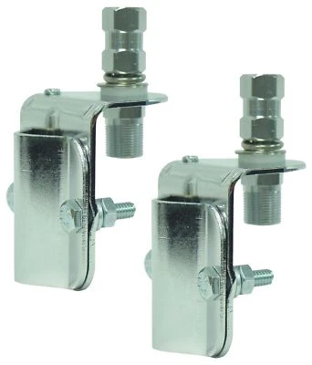 2 Lot Firestik SS-64A CB Radio Stainless Steel 3-Way Mirror Mounts w/ K-4A Stud - image 1 of 2