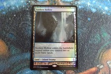 MTG - 1 x FOIL Sunken Hollow - Zendikar Expedition - EX Condition