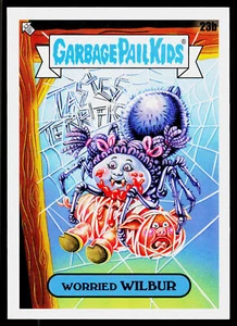 Worried Wilbur, 2022 Topps Garbage Pail Kids: Book Worms, #23b, - Imagen 1 de 2