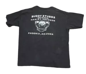 Harley Davidson Motorrad schwarz T-Shirt XL Buddy Stubbs Phoenix AZ Made in USA - Bild 1 von 10