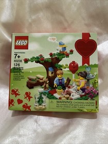 RETIRED NEW BOX LEGO VALENTINES DAY PICNIC 40236 BUILDING TOY-126 PIECES