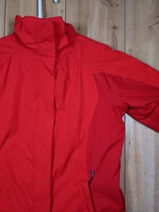 Lands' End Jacket Sz Small Full Zip Insulated Zip Pockets Red Coat Waterproof - Picture 1 of 13