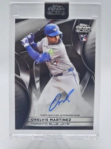 Autógrafos Topps 2025 cromo negro #CBA-OM Orelvis Martinez cromo negro - Imagen 1 de 2