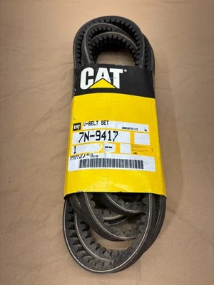 Lote de 2x Caterpillar 8N-6693 Juego de correa en V de repuesto 7N-9417 CAT Foto 1 de 3
