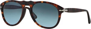 Persol PO0649 24/86 Sunglasses, Havana/Light Blue Gradient, 54mm - Picture 1 of 10