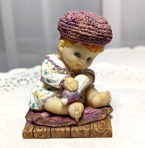 Montefiori Collection Italian Figurine Baby Girl Gift Collectible - Picture 1 of 9