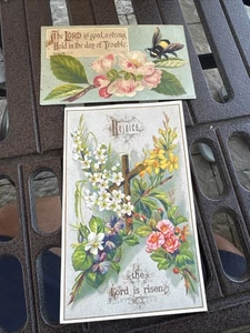 2-Victorian Religious Trade Card - Picture 1 of 2