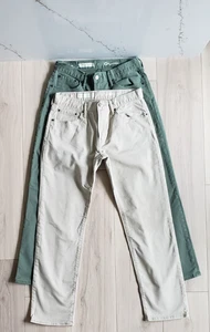 GAP 1969 Pants Lot Men 2pc 30x30 Straight Coastal Green Sand Preppy Y2K Summer - Picture 1 of 14