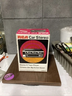 RCA Car Stereo-8 Tape Player Compact Size-Big System Sound - Image 1 of 2
