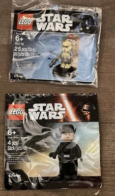 LEGO Star Wars Minifigur Polybag 40176 Scarif Stormtrooper, First Order General - Bild 1 von 2