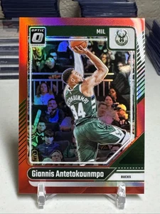 2024-25 Donruss Optic Basketball Giannis Antetokounmpo #176 Red /99 - Picture 1 of 2