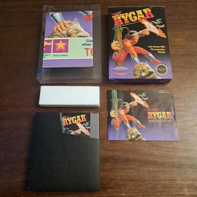 Rygar (Nintendo NES, 1987) Póster Completo CIB - Probado - Videojuego Auténtico Foto 1 de 4