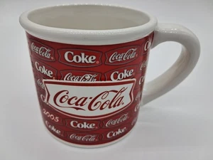 Coca-Cola Collectable Coffee 3D Mug #2235FY06 Red and White COKE Label - Picture 1 of 5