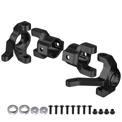 转向铝关节和 C 轮毂托架 (L/R) 套装适用于 AXIAL SCX10 AX90022 A... — 第 1/4 张图片