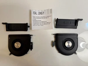 VENTILADORES IZQUIERDO Y DERECHO APPLE MACBOOK PRO RETINA 15 A1398 ORIGINALES - Bild 1 von 9