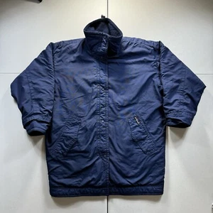 Vintage Patagonia Shelled Synchilla Parka Jacket Womens XS Blue Ski Fleece Lined - Picture 1 of 8