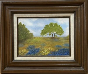 E. Mayer Texas Bluebonnet Painting - Picture 1 of 17