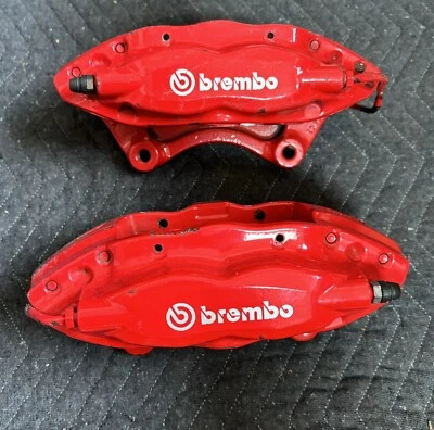 (2) 06-20 Dodge Charger Challenger SRT8 Brembo Brake Calipers Set OEM 20866100 - Image 1 of 4