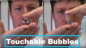 Play Visions Touch A Bubbles - Bubbles Harden When They Contact The Air Vintage - Picture 1 of 9
