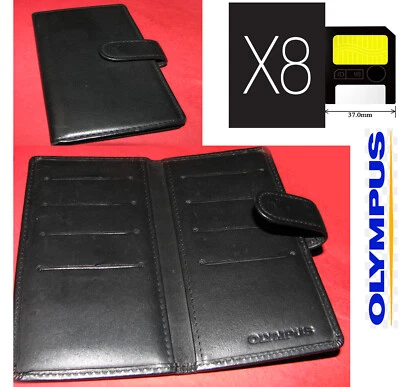 Contenitore Pelle OLYMPUS-x8 Smartmedia Cards-Flash Memory Container-Contenedor - Imagen 1 de 4