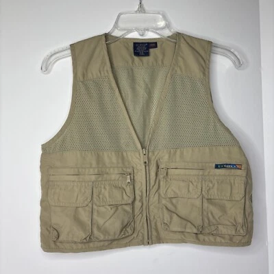 Chaleco Exofficio para mujer talla 6/8 bronceado pesca al aire libre caza senderismo  Foto 1 de 4