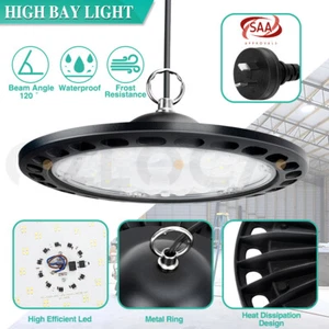High Low Bay LED Lights 300W 500W UFO Industrial Workshop Warehouse Factory Lamp - Picture 1 of 22