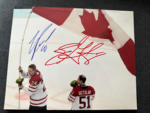 Ryan Getzlaf Corey Perry Signed Autographed 8x10 Photo Team Canada